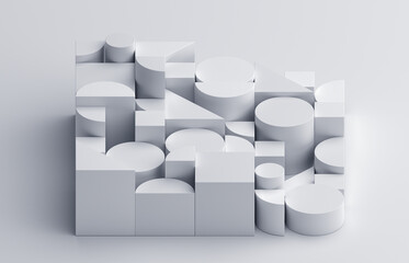 Aufkleber - Abstract 3D Render