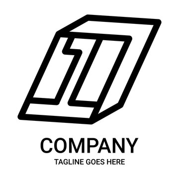 Logo design number 1 outline.