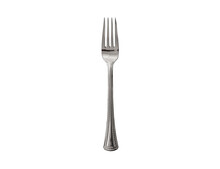 Isolated Utensil Silver Fork On Transparent Background