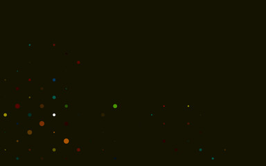 Light Multicolor, Rainbow vector cover with spots.