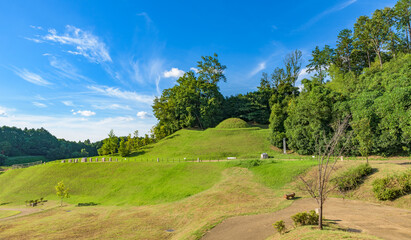 Wall Mural - Kitora Tomb (Kitora Kofun) , an ancient tumulus (kofun in Japanese) located in the village of Asuka, Nara Prefecture, Japan.