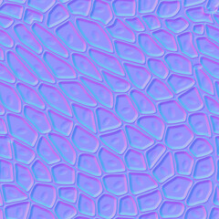 normal map of leaf tissue layer under a microscope. bump mapping of plant cell texture. microbiology