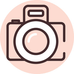 Sticker - Photography art, illustration, vector on a white background.