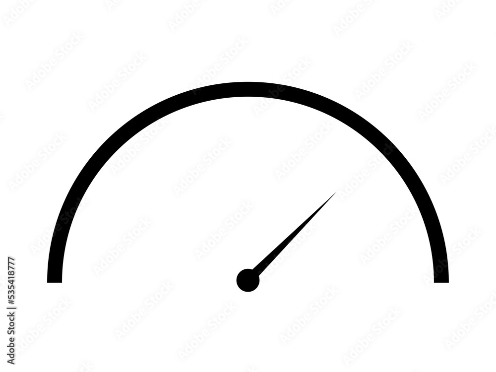 Speedometer Measurement Performance Black speedometer, rating system.. Performance measurement, feedback ...