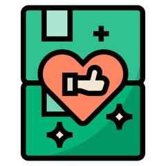 Sticker - impression icon