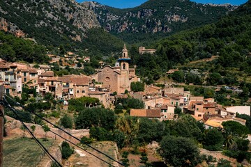 Wall Mural - Valldemossa on the Spanish Balearic island of Mallorca