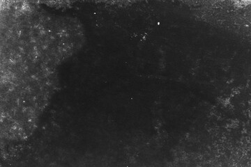 Sticker - black and white texture of old paper with water stains as a background.