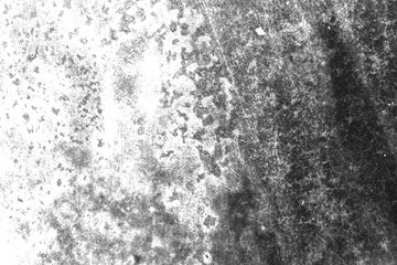 Poster - black and white texture of old paper with water stains as a background.