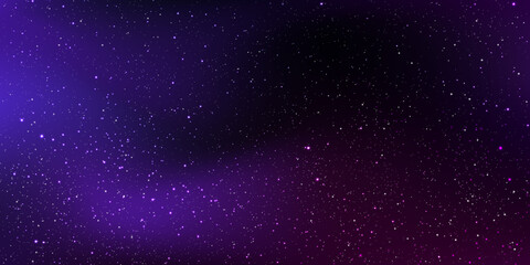 magic color galaxy with star and planet. space background with realistic purple and pink nebula, sta