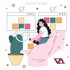 Poster - Website programming. Content management system. Creation and modification
