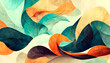 Abstrakte organische Hintergrund Tapete Design Illustration