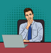 © Виктория Семенюк - businessman thinking about something