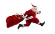 © alphaspirit - Santa claus runs fast to deliver all gifts