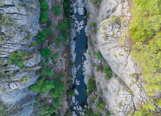 Wall Mural - Koprulu Canyon National Park Drone Photo, Manavgat Antalya, Turkey