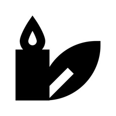 Poster - Candle Vector Icon