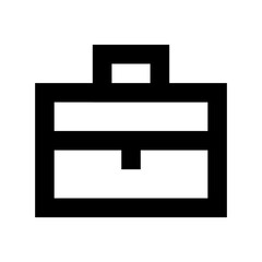 Sticker - Briefcase Vector Icon