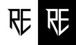 letter re logo design