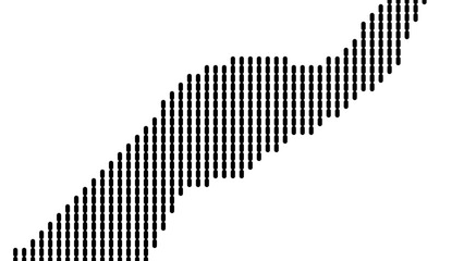Poster - Halftone texture of lines on a white background. Design element for web banners, wallpapers, postcards, websites. Vector illustration.