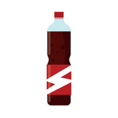 Sticker - soda dark bottle beverage