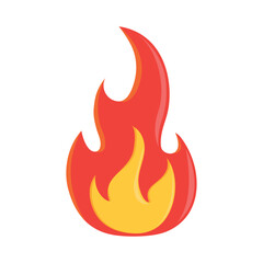 Sticker - isolated icon fire