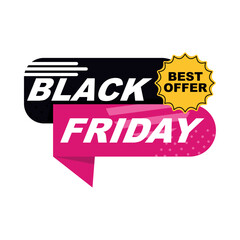 Poster - black friday, vector icon