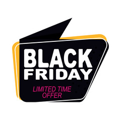 Wall Mural - black friday label