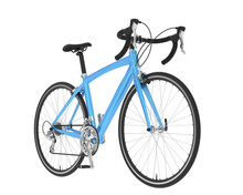 Fast Bike On Transparent Background. 3d Rendering - Illustration