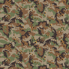 camouflage seamless repeat pattern