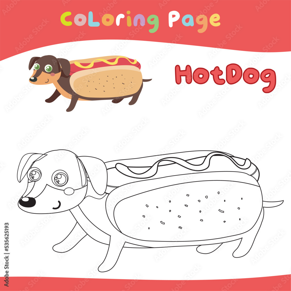 Printable coloring page cute puppy in Halloween customes. Kawaii ...