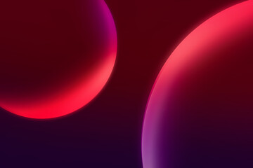 Poster - Abstract luxury and premium glowing shapes background design. Modern trendy wallpaper backdrop