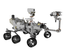 3d Rendering Space Robot Explorer Of Planets