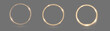 © roman11998866 - Golden swirl Line light effect Gold glowing circle
