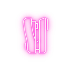 Poster - Stapler neon icon