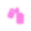© rashadaliyev - Nfc mobile cash neon icon