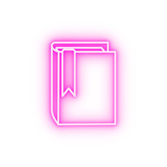 Sticker - Magic book neon icon