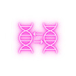 © rashadaliyev - DNA change neon icon