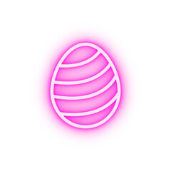 Poster - Egg Easter neon icon