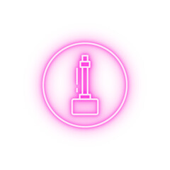 Poster - USB connector neon icon