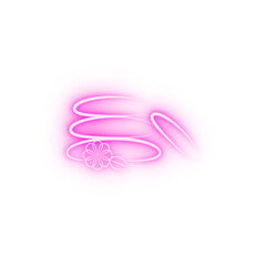 Sticker - Hot stones neon icon