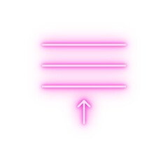Poster - format text neon icon