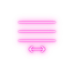 Poster - format text neon icon