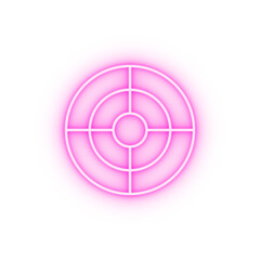 Wall Mural - Target SEO neon icon