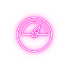 Poster - Gauge energy neon icon