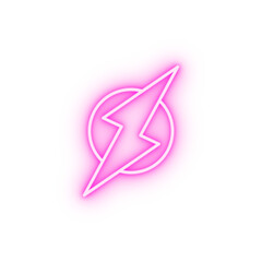 Sticker - Circle energy neon icon