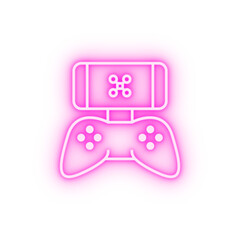 Fototapete - droning board field outline neon icon