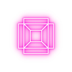 Poster - Box opened neon icon