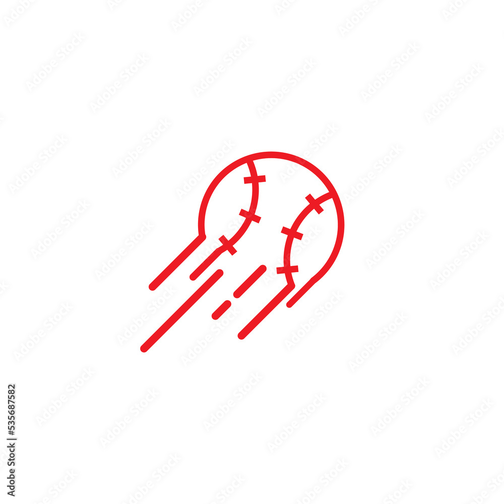 Softball Fly Logo. Simple logo. A logo that can be used for the ...