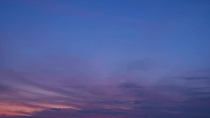 Wall Mural - 4k sky time lapse, beautiful background, sky timelapse of horizon. colorful sky and sunrise clouds.