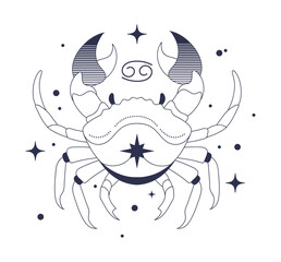 Wall Mural - cancer astrology zodiac sign