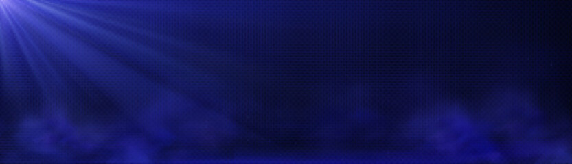 Wall Mural - realistic white light and smoke png isolated on dark blue background. transparent rays falling from 